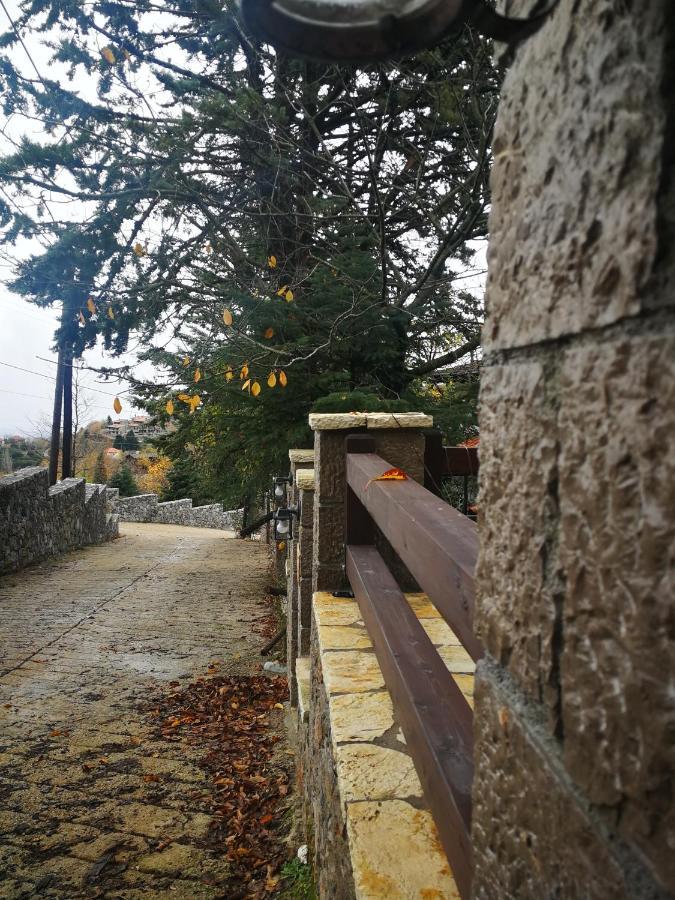 Dandy Villas Agoriani - Chalet Ivoni - Fireplace Eptálofos 外观 照片
