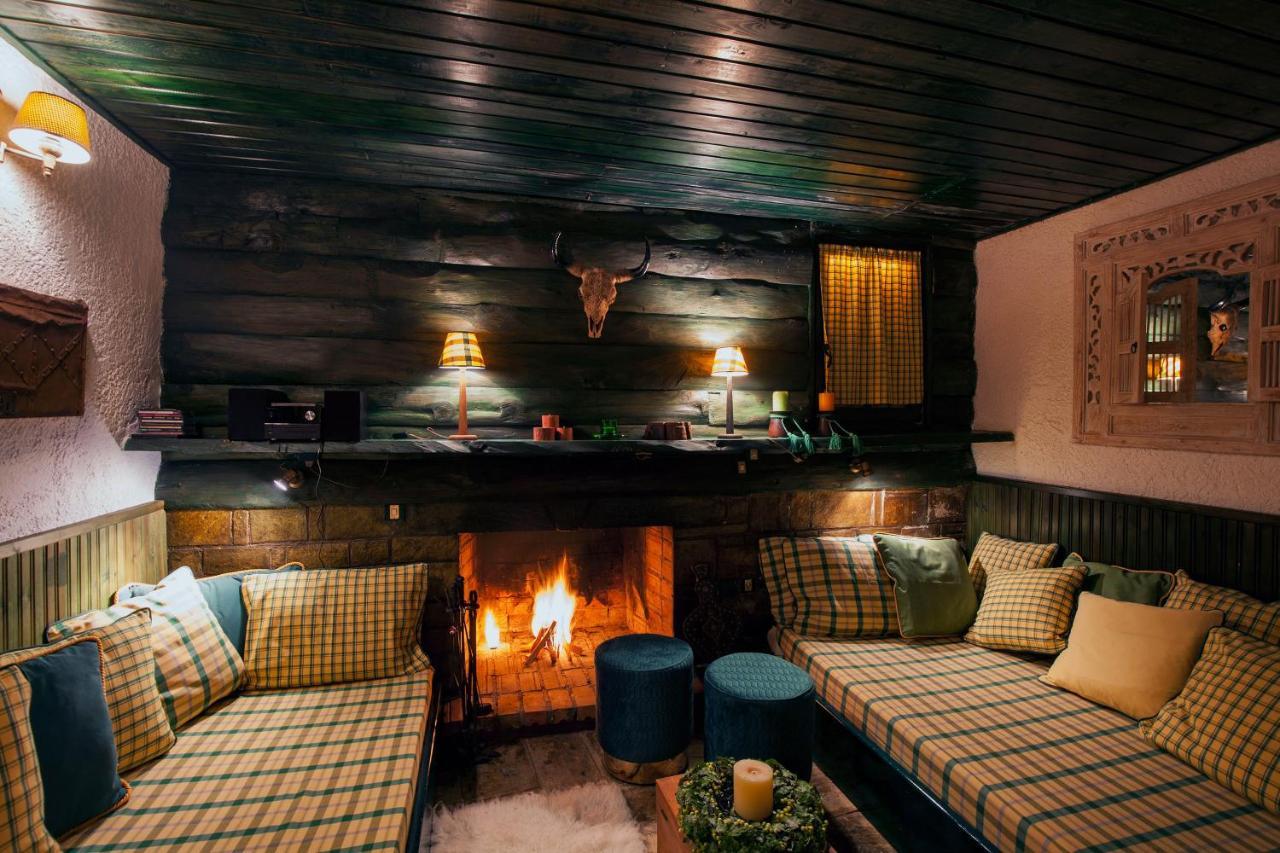 Dandy Villas Agoriani - Chalet Ivoni - Fireplace Eptálofos 外观 照片