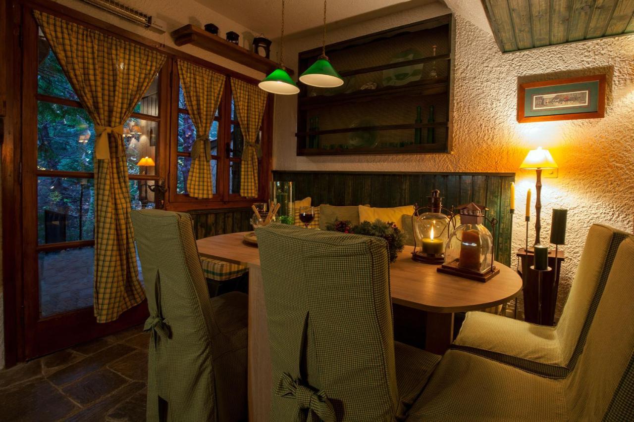 Dandy Villas Agoriani - Chalet Ivoni - Fireplace Eptálofos 外观 照片